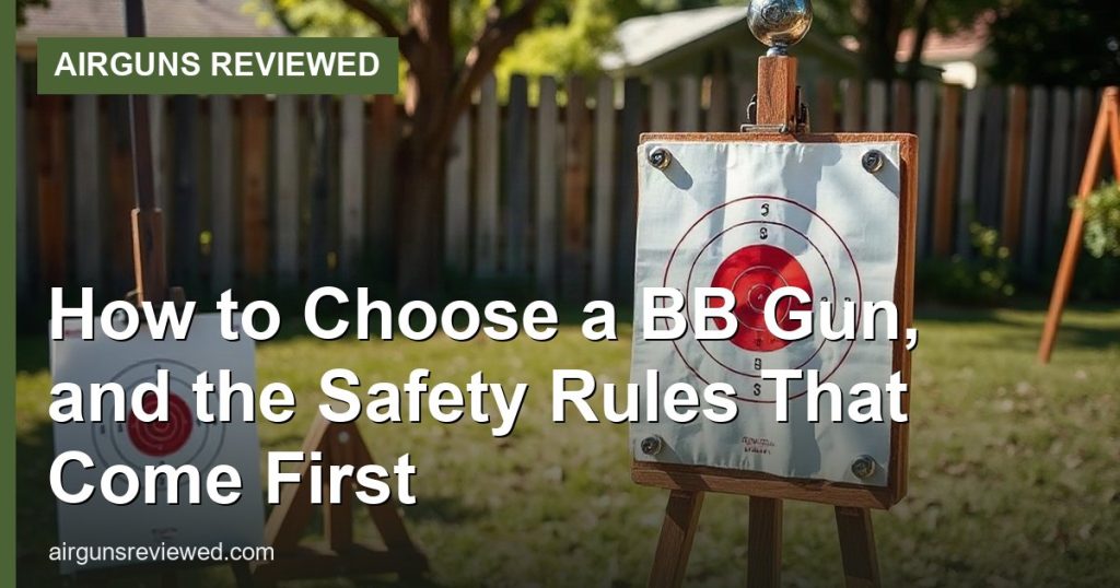 How to Choose a BB Gun, and the Safety Rules That Come First - Airguns Reviewed